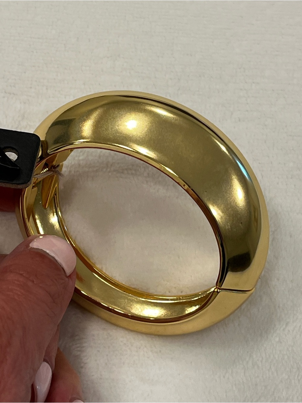 J. Crew Gold Hollow Dome Bangle Bracelet